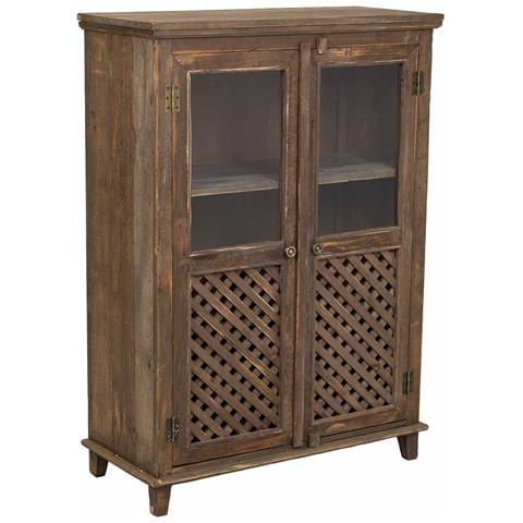 Armadio In Legno Marrone A 2 Ante 80x36x115h Cm - Foto 1
