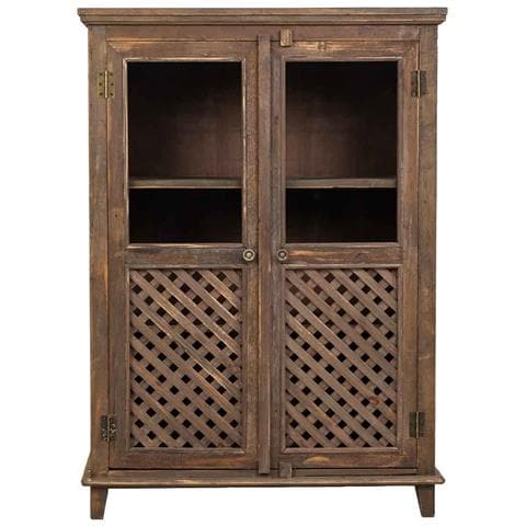 Armadio In Legno Marrone A 2 Ante 80x36x115h Cm - Foto 2