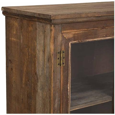 Armadio In Legno Marrone A 2 Ante 80x36x115h Cm - Foto 7