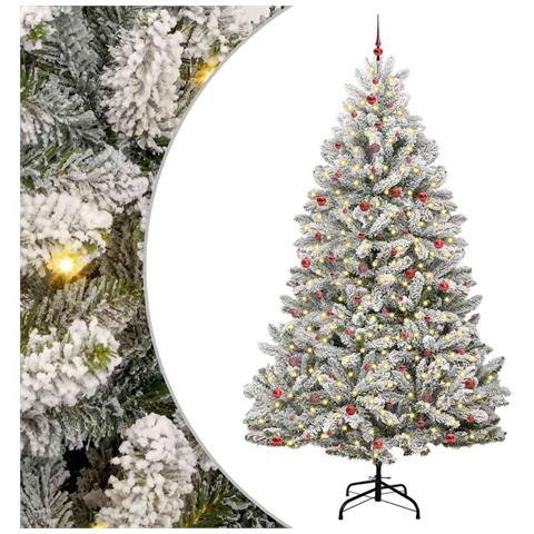 Albero di Natale artificiale con 300 LED Verde e Bianco 300 cm - Foto 1