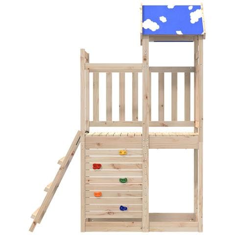 Torre da Gioco Marrone 110,5 x 52,5 x 215cm Pino massello - Foto 2
