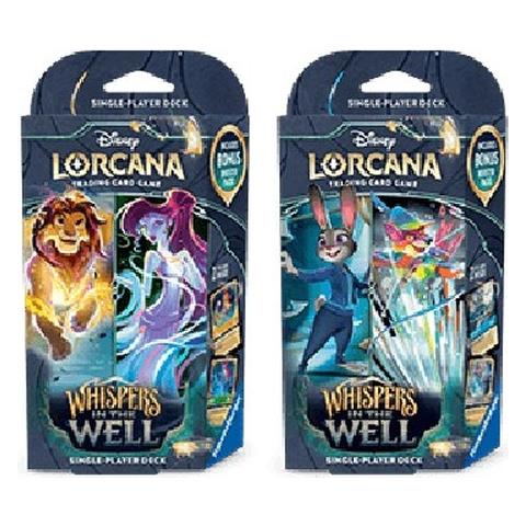 Lorcana Whispers In The Well: 2 Starter Deck Set - Foto 1