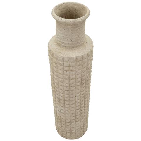 Vaso Sand Da Esterno Alto In Resina Beige - Foto 2