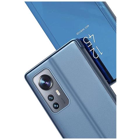 Clear View Case Cover Per Xiaomi 12 Lite Con Flap Nero - Foto 1
