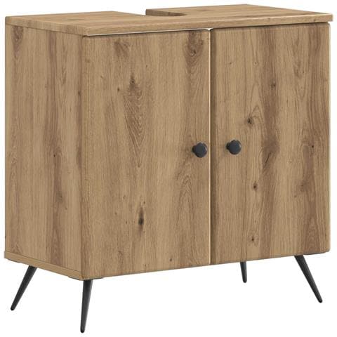 Set di armadietti da bagno in 3 pezzi BREDA Rovere Artigianale - Foto 9