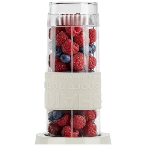 Mini Frullatore Per Smoothie, 2 Borracce Da 570 Ml Con Coperchi Da Viaggio, Portatile, 4 Lame In Acciaio Inossidabile, 300 W, Lavabile In Lavastoviglie, Beige - Foto 2