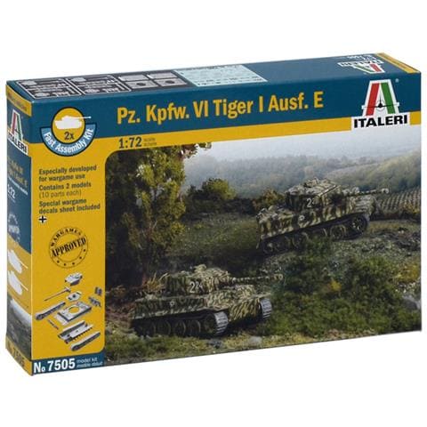 Kit 1:72 Mezzi Militari Pz. Kpfw. VI Tiger I Ausf. e (2 Fast A. Mod) 7505S - Foto 8