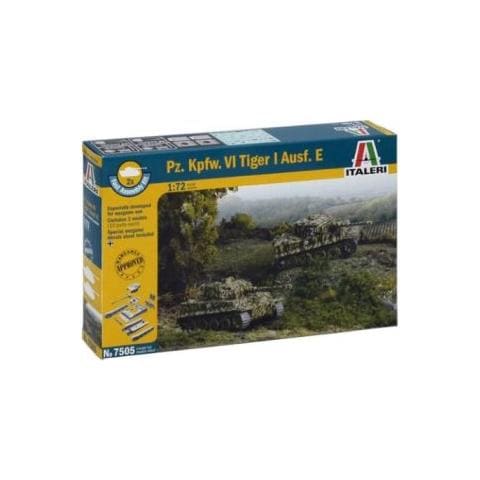 Kit 1:72 Mezzi Militari Pz. Kpfw. VI Tiger I Ausf. e (2 Fast A. Mod) 7505S - Foto 1