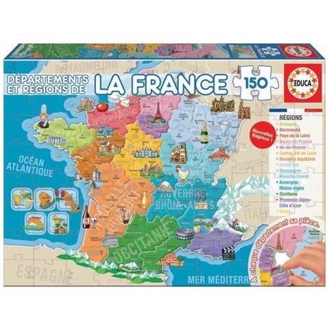 Puzzle 150 Pezzi - Dipartimenti E Regioni Della Francia - Foto 2