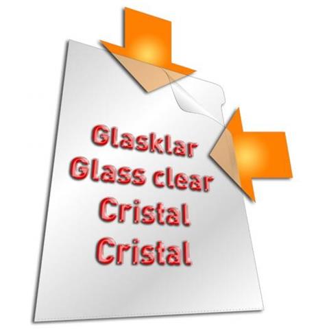 Busta A L Pvc Rigido Trasparente Crystal Clear 150µ A4 Trasparente 100pz - Foto 1