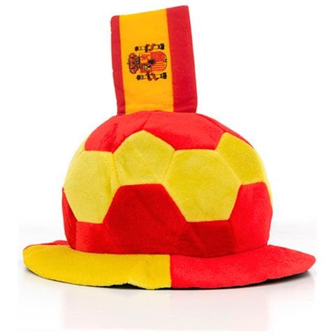 Cappello Pallone Da Calcio Con Bandiera Della Spagna In Rilievo - Foto 2
