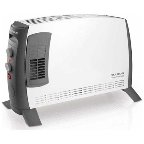 ermoconvettore Radiatore Potenza 2000w - Climaturbo 2000 Colore Bianco /Nero - Foto 1
