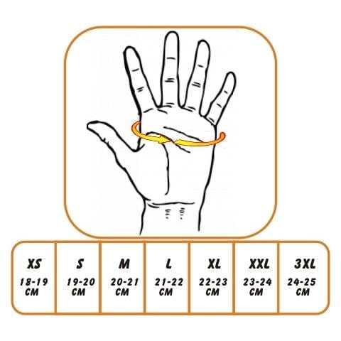 Guanto Sport Moto Pelle Corto Foderato Protezioni Imbottito Sportivo Rosso M - Foto 2