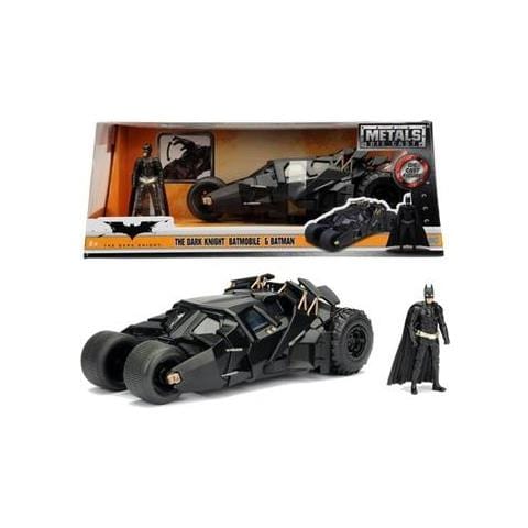SBA253215005 Hollywood Rides - Batman: The Dark Knight Batmobile con Batman (Scala 1:24)  - Foto 1