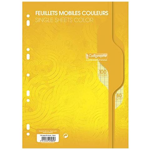 Carta Colorata A Foglia Larga A4 Giallo - Foto 1