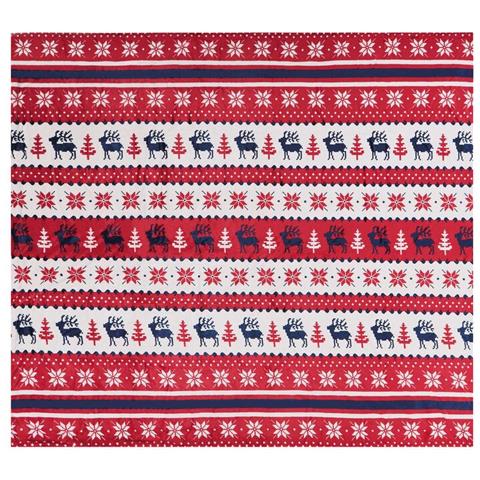 Coperta 200 X 220 Cm Rossa E Blu Reka - Foto 9