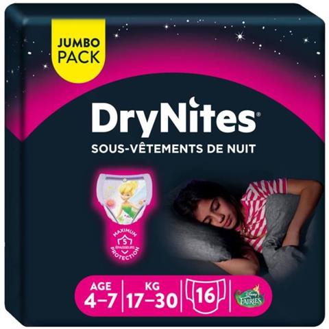Drynites Ragazze 4-7 Anni (17-30kg) X16 - Foto 1