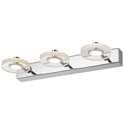 Applique Moderna A Led Cromo, Bianco Caldo 3000k 630lm - Foto 1