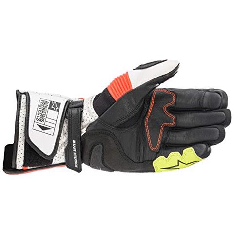 Sp-2 V3 Guanti Da Moto Bianco / Rosso / Nero M - Foto 2