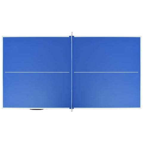 Tavolo Da Ping Pong Con Rete 5 Piedi 152x76x66 Cm Blu - Foto 10