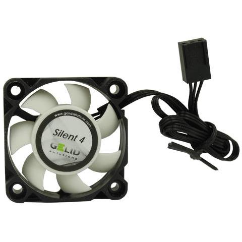 Silent 4, Computer case, Ventilatore, Nero, Bianco, CE, 40 x 40 x 10 mm - Foto 1