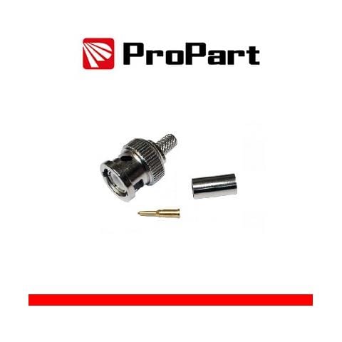 100pz X Bnc A Crimpare Per Cavo Rg6 - Foto 1
