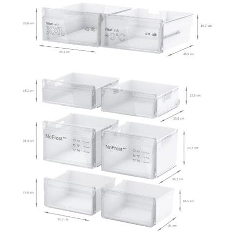 [Ricondizionato BASIC] Frigorifero 4 Porte KFN96VPEA Multi Air Flow Total No Frost Classe E Capacità Netta 605 Litri Colore Acciaio Inossidabile - Foto 9