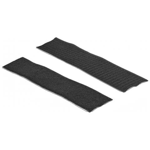 Nastro a strappo autoadesivo con chiusura a strappo L 10 m x P 50 mm nero - Foto 2