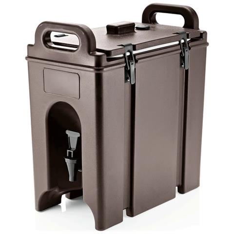 Contenitore Termico Per Alimenti, Thermos Per Alimenti Caldi, Dispenser Termico Con Rubinetto - Marrone, 18l - Foto 2