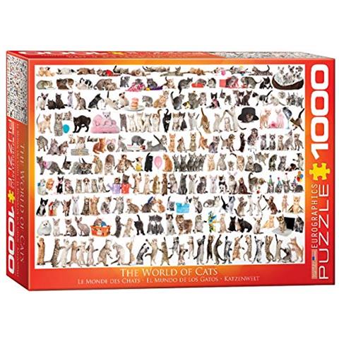 Puzzle Del Mondo Dei Gatti (1000 Pezzi) (6000-0580) - Foto 1