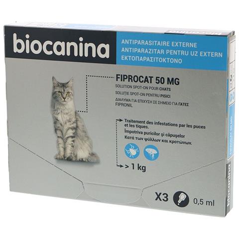 Fiprocat 50mg 3 Pipette Antiparassitario Esterno - Foto 1