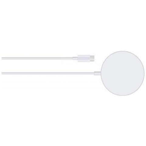 Caricatore Compatibile Magsafe 15w Supporto Auto Griglia Ventilazione, Bianco / Nero - Foto 2