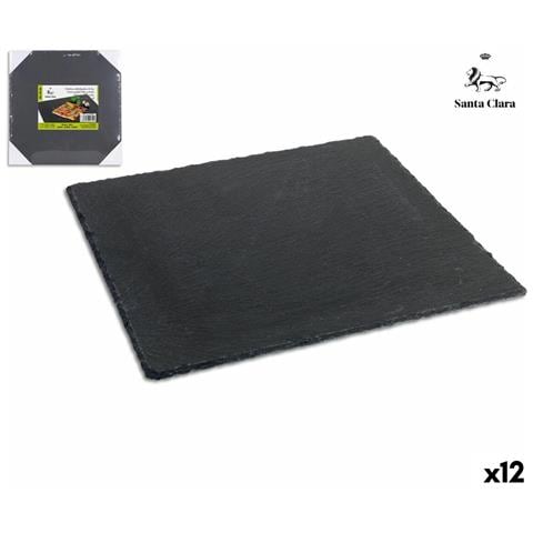Vassoio Santa Clara Alfares Lavagna 30 X 30 Cm 6 Mm (12 Unità) - Foto 1