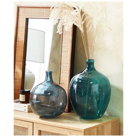 Vaso Da Fiori Roti Vetro 39 Cm Turchese - Foto 7