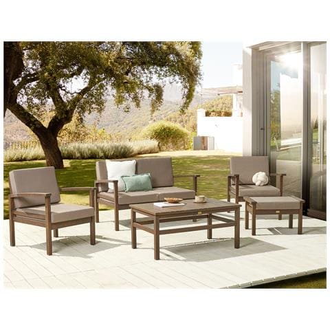 Set Da Giardino Legno Scuro D'acacia Manila - Foto 1