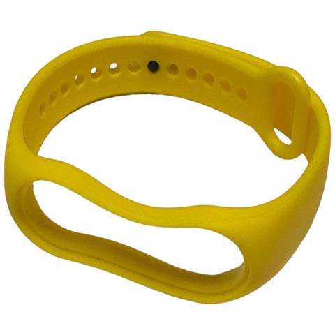 Universal Silicone Strap For Smart Bracelet Models - Sm6 Sm7 Sm8 / Xiaomi Mi Band 5 6 7 Yellow - Foto 2