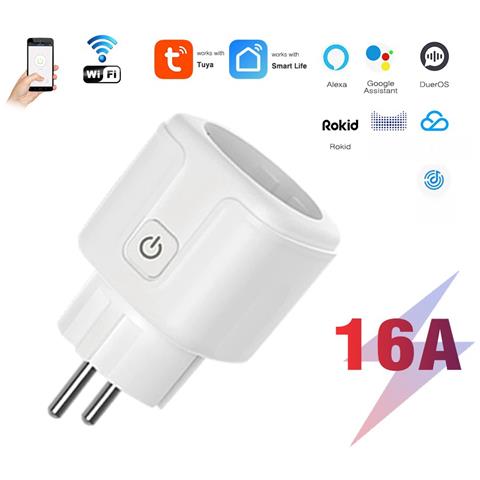 Presa Intelligente Wifi Tuya Standard Ue 16a Confezione Da 4 - Foto 1