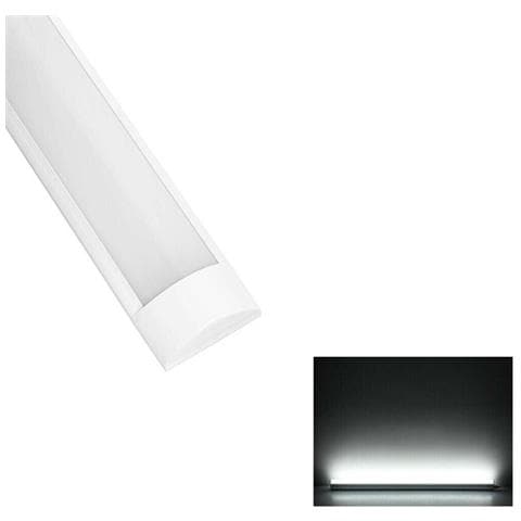 Plafoniera Led A Parete Soffitto Sottopensile Slim 27 W 60 Cm Luce Bianca Fredda - Foto 1