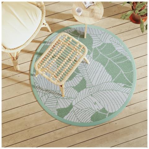 Tappeto Da Esterno Verde 120 Cm In Pp - Foto 1