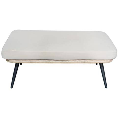 Poggiapiedi Da Esterno Con Cuscino Beige Fiorentino - Foto 1