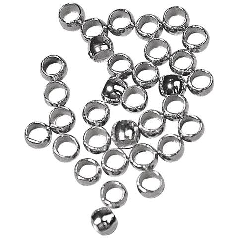 35 Pezzi - Perline Schiaccino Ø1,4mm - Colore Argento - Foto 1