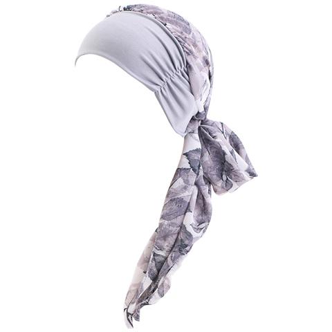 Elegante Turbante Elasticizzato Foulard Cappellino Chemioterapico Fascia Per Capelli Berretto - Foto 1