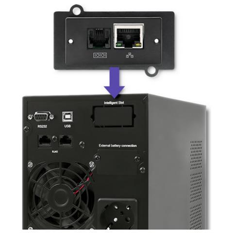 53042 gruppo di continuità (UPS) Doppia conversione (online) 1 kVA 800 W 2 presa (e) AC - Foto 12