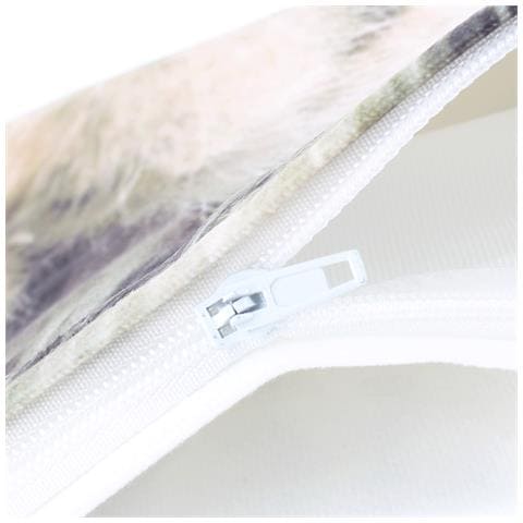 Set Di 2 Copricuscini 40x40 Cm Design Gattino Sdraiato - Foto 5