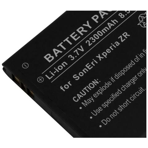 Batteria Li-ion 2300mah Per Smartphone Compatibile Sony Xperia Zr 3,7v - Foto 2