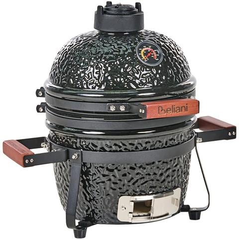 Mini Barbecue A Carbonella Kamado Ceramica Nero - Foto 5