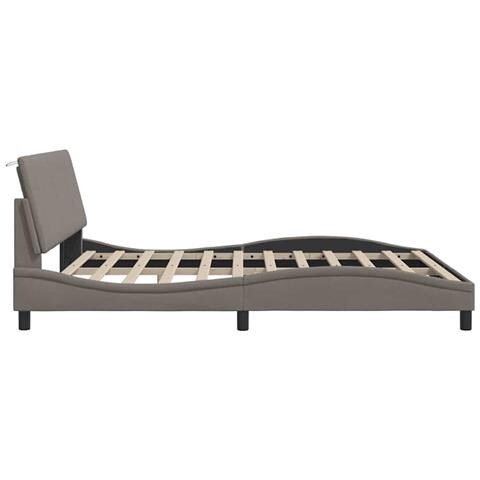 Giroletto senza Materasso Tortora 180x200 cm in Tessuto - Foto 9