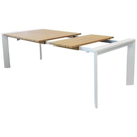 Impacto - Tavolo Con Struttura In Alluminio Verniciato Bianco O Antracite - Foto 1