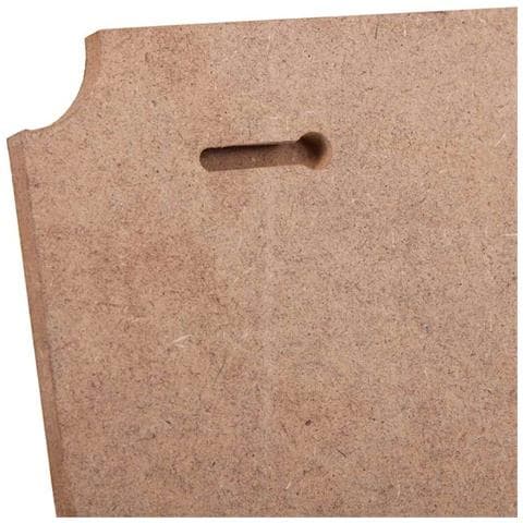 Appendiabiti Da Parete In Legno E Metallo 3 Ganci Marrone 40x13x10h - Foto 2