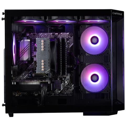 92489 PC /stazione di lavoro AMD Ryzen™ 5 5500 16 GB DDR4-SDRAM 1 TB SSD NVIDIA GeForce RTX 5060 Windows 11 Home Nero - Foto 2